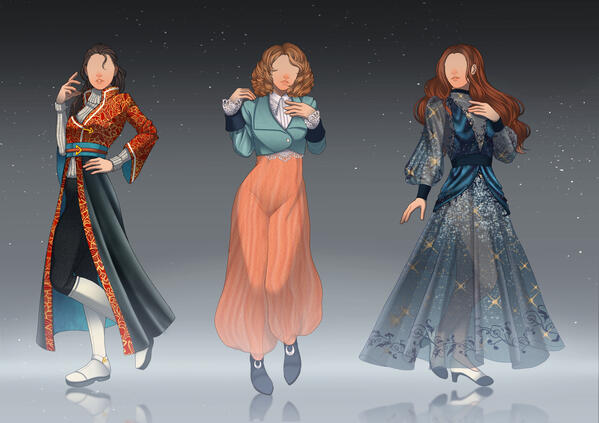 "Fabrics and Textures" (2021), made in Clip Studio Paint