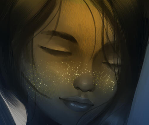 "Stars" (2021), made in Clip Studio Paint