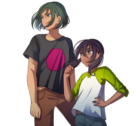 "Neo Nilad - Jared and Eileen" (2021), made in Paint Tool Sai